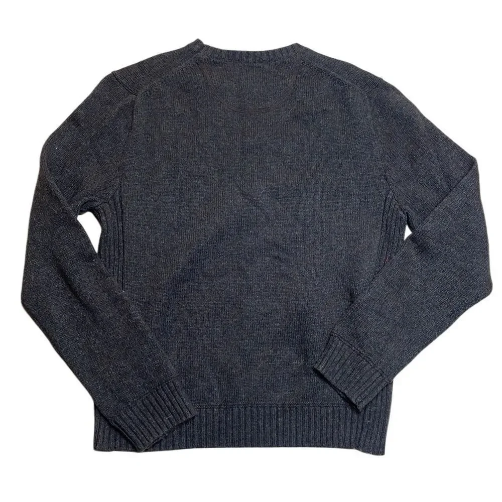 90s vintage Men’s Gap Brown Wool Knit Crewneck sweater Large